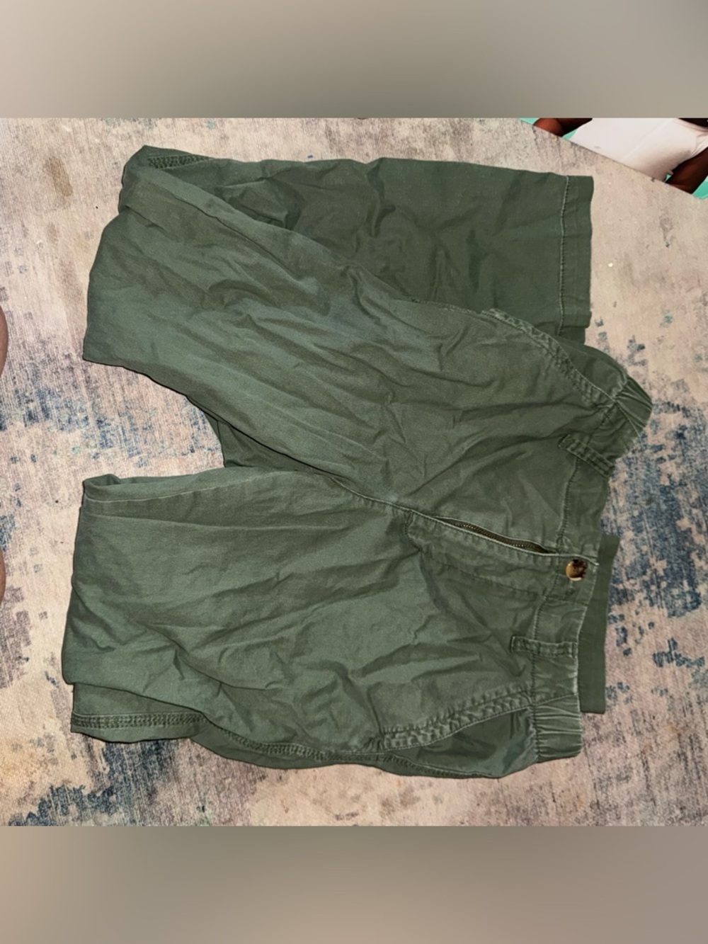 Old Navy Olive Green Elastic Waist Shorts